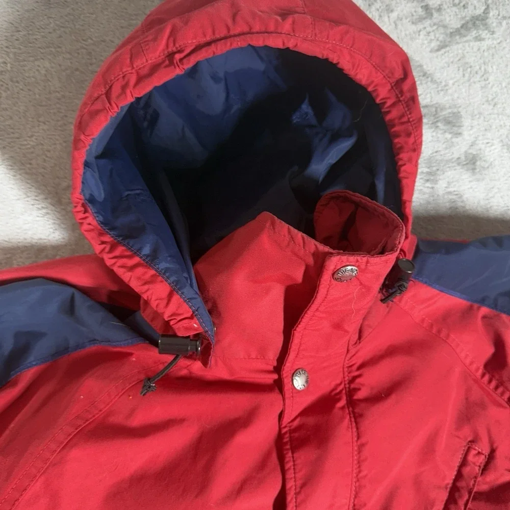 Vintage The North Face Extreme Gore-Tex Jacket Mens L Ski Snowboard Hooded Flaws